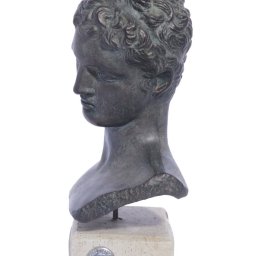 Marathon Efivos (Ephebe) or Marathon boy greek plaster bust statue  2